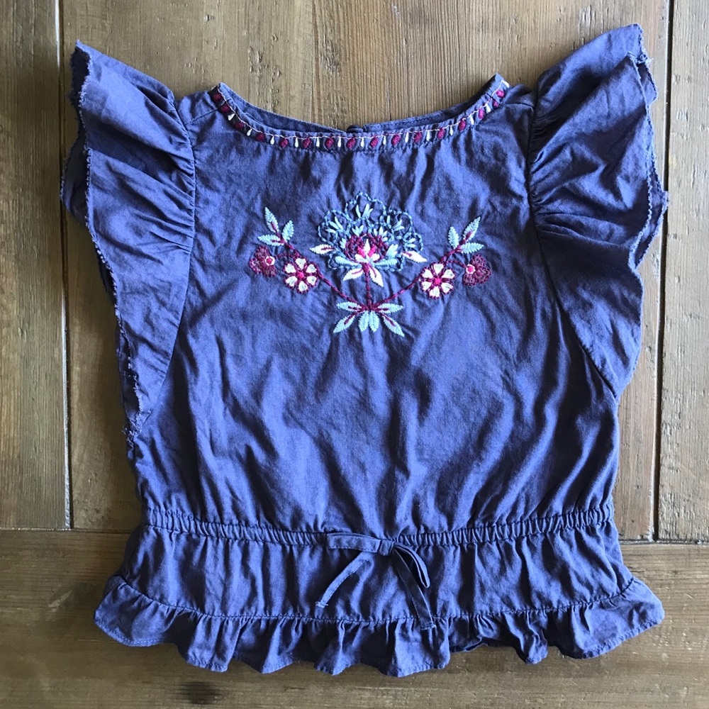 Gap ruffles shirt 12-18 months